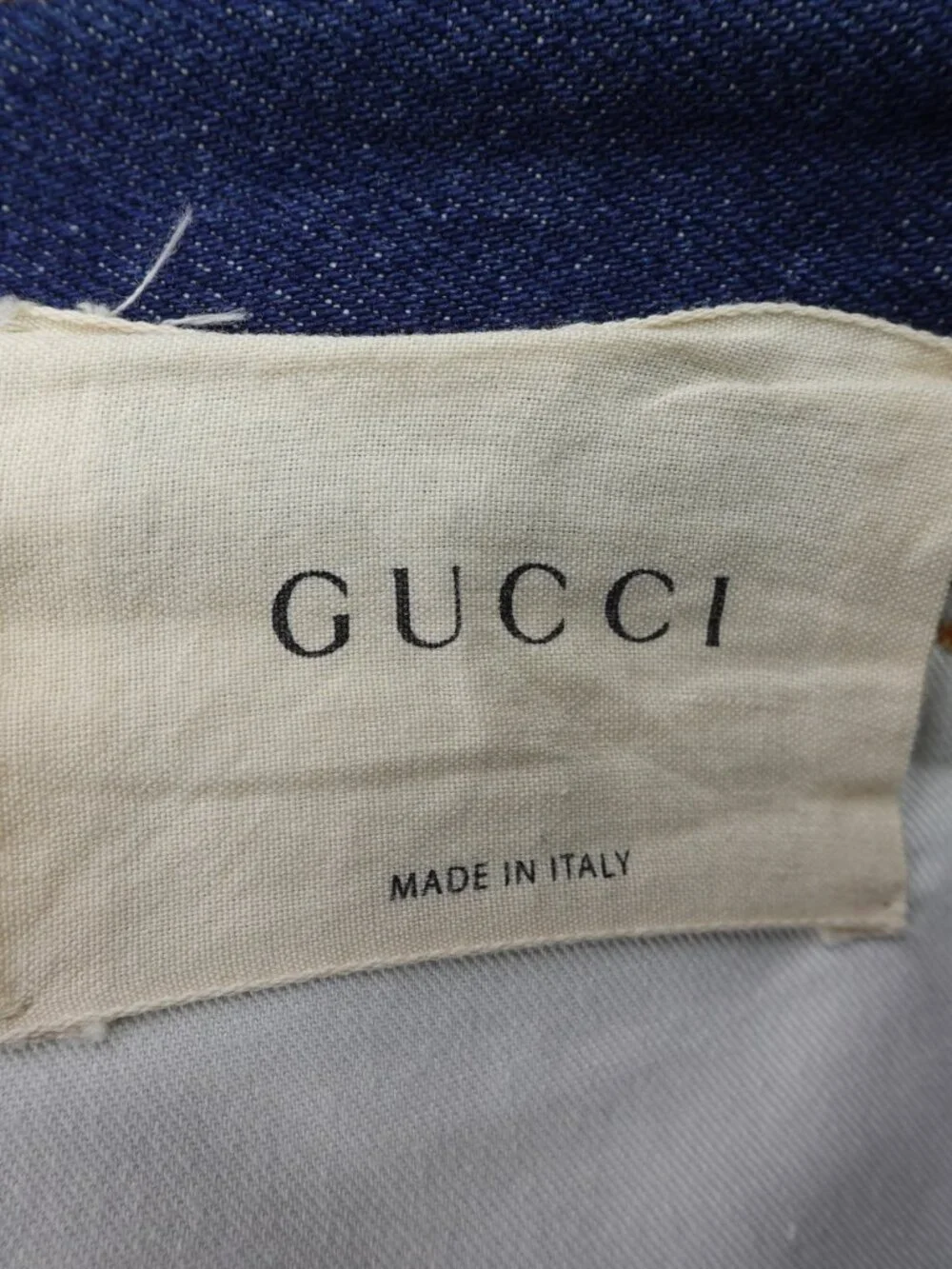 Gucci Jeans Mens 36 Blue Japanese Denim Wide Leg Straight Selvedge Fly Italy